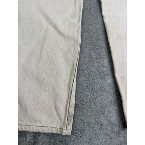 Vintage 90s Levi's 550 Relaxed Fit Straight Leg Jeans Men's Size 36x30 Beige - Picture 3 of 15
